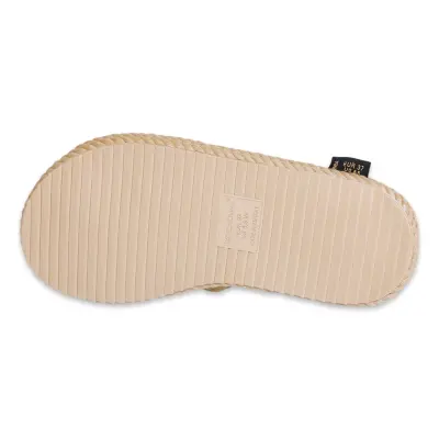 Nomadic Republic Roma Kauçuk Tabanlı Halat Bej Kadın Sandalet - 4