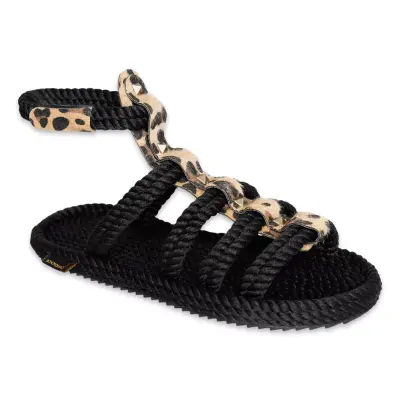 Nomadic Republic Serengeti Halat Siyah Kadın Sandalet - 1