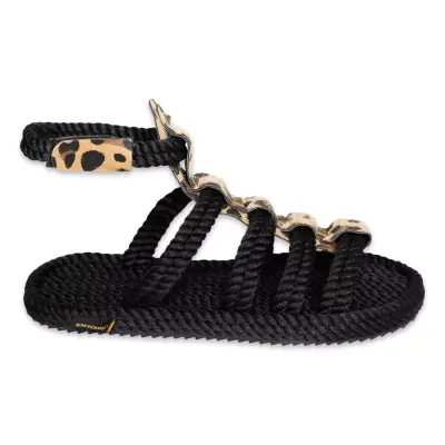 Nomadic Republic Serengeti Halat Siyah Kadın Sandalet - 3