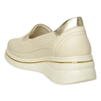 Oneair D26Ya-3200 Günlük Krem Kadın Ayakkabı - 4