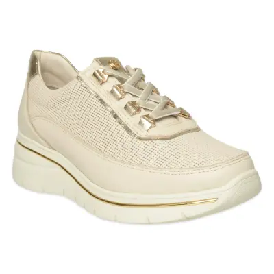 Oneair D26Ya-3220 Günlük Krem Kadın Ayakkabı - 1