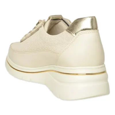 Oneair D26Ya-3220 Günlük Krem Kadın Ayakkabı - 4