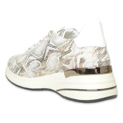 Oneair D26Ya-3235 Günlük Sneakers Gümüş Kadın Spor Ayakkabı - 4