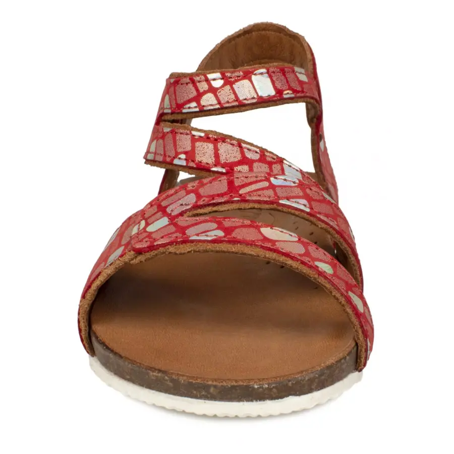 Piarmoni Msm Trend Sandals 2133 B Cırtlı Kırmızı Çocuk Sandalet - 3