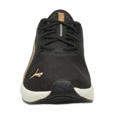 Puma 311955 Softride Harli Metallic Wns Koşu Sı Siyah-Sarı Kadın Spor Ayakkabı - 3