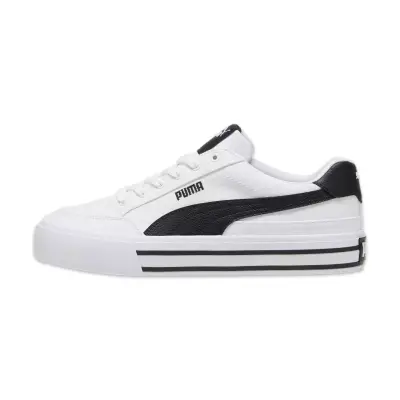 Puma 396353 Court Classic Vulc Fs Sneakers Beyaz-Siyah Unisex Spor Ayakkabı - 1