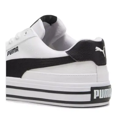 Puma 396353 Court Classic Vulc Fs Sneakers Beyaz-Siyah Unisex Spor Ayakkabı - 4
