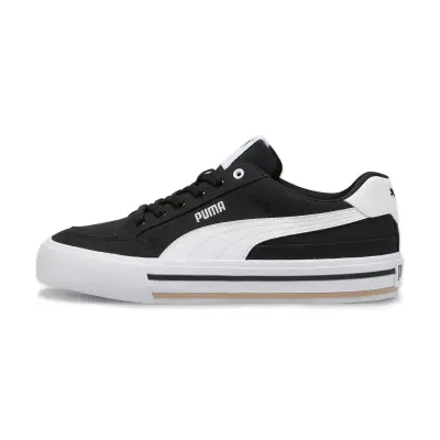 Puma 396353 Court Classic Vulc Fs Sneakers Siyah-Beyaz Unisex Spor Ayakkabı - 1