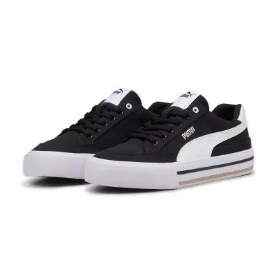 Puma 396353 Court Classic Vulc Fs Sneakers Siyah-Beyaz Unisex Spor Ayakkabı - 3