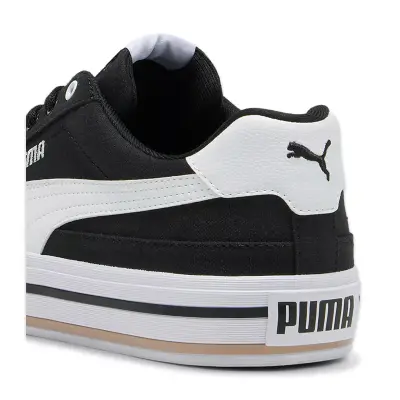 Puma 396353 Court Classic Vulc Fs Sneakers Siyah-Beyaz Unisex Spor Ayakkabı - 4