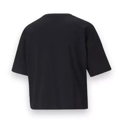 Puma 586866 Ess Cropped Logo Siyah Kadın T-Shirt - 5