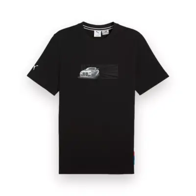 Puma 630624 Bmw Mms Car Graphic Siyah Erkek T-Shirt - 2