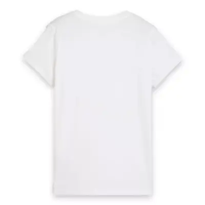 Puma 685081 Graphics Floral Cat Logo Tee Beyaz Kadın T-Shirt - 5