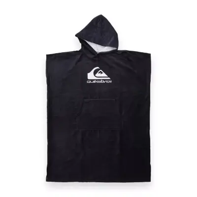 Quiksilver Aqbaa03033 Unisex Siyah Hoody Panço Plaj Havlusu - 3