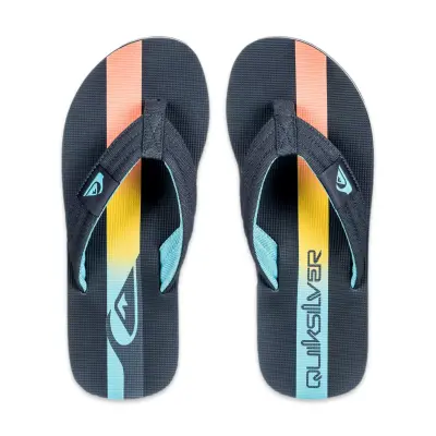 Quiksilver Aqyl101339 Molokai Layback Ii Gri-Turuncu Erkek Terlik - 3
