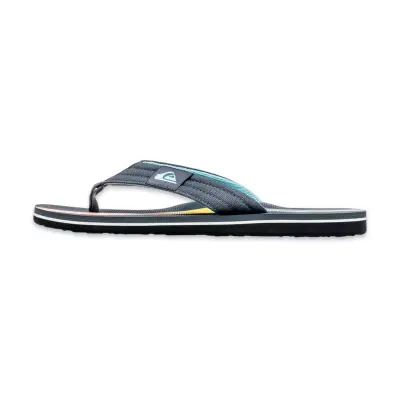 Quiksilver Aqyl101339 Molokai Layback Ii Gri-Turuncu Erkek Terlik - 4