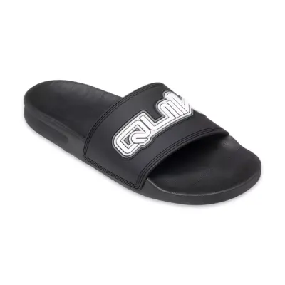 Quiksilver Aqyl101354M Rivi Wordmarkslideii Siyah-Beyaz Erkek Terlik - 1