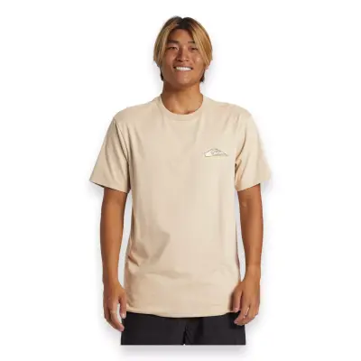 Quiksilver Aqyzt09563 Step Up Mor Bej Erkek T-Shirt - 1
