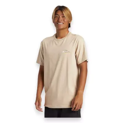 Quiksilver Aqyzt09563 Step Up Mor Bej Erkek T-Shirt - 2