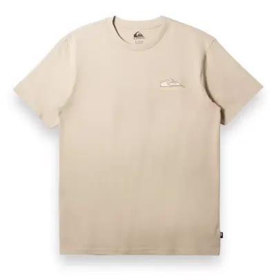 Quiksilver Aqyzt09563 Step Up Mor Bej Erkek T-Shirt - 4
