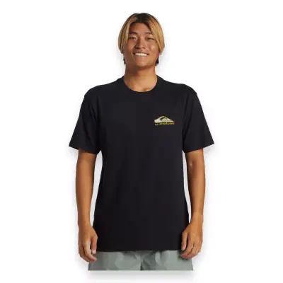 Quiksilver Aqyzt09563 Step Up Mor Siyah Erkek T-Shirt 