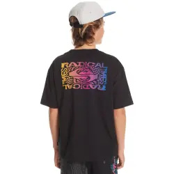 Quiksilver Eqbzt04616 Radicalflag B Tees Siyah Unisex T-Shirt - 3