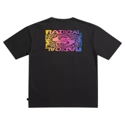 Quiksilver Eqbzt04616 Radicalflag B Tees Siyah Unisex T-Shirt - 5