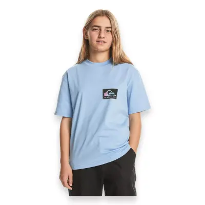 Quiksilver Eqbzt04706 Back Flash Ss Youth Açık Mavi Erkek Çocuk T-Shirt - 1