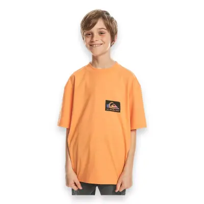 Quiksilver Eqbzt04706 Back Flash Ss Youth Turuncu Erkek Çocuk T-Shirt 