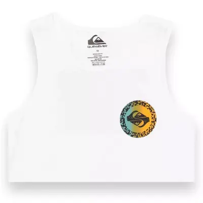 Quiksilver Eqbzt04723 Long Fade Yth Tank Beyaz Erkek Çocuk Atlet - 3