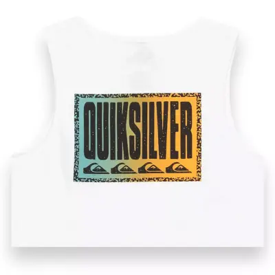 Quiksilver Eqbzt04723 Long Fade Yth Tank Beyaz Erkek Çocuk Atlet - 4