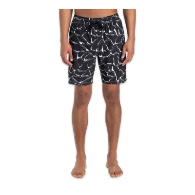 Quiksilver Eqyjv04125 Mercury Straight Volley 19Nb Siyah-Beyaz Erkek Şort - 1
