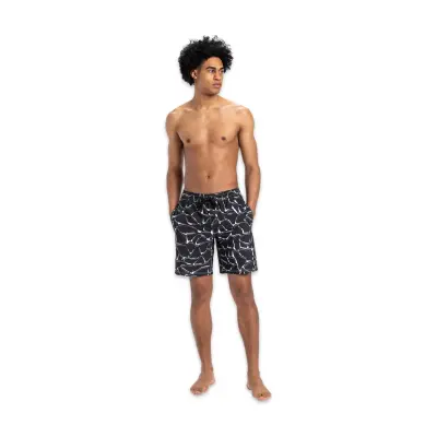 Quiksilver Eqyjv04125 Mercury Straight Volley 19Nb Siyah-Beyaz Erkek Şort - 3