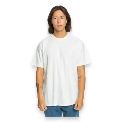 Quiksilver Eqykt04337 Slub Roundneck Beyaz Erkek T-Shirt 