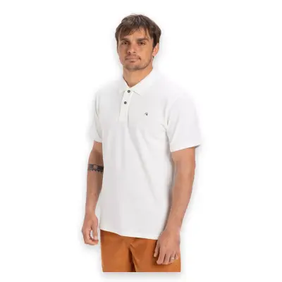 Quiksilver Eqykt04362 Dna Polo Beyaz Erkek T-Shirt - 2