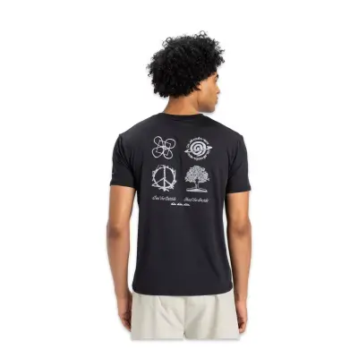 Quiksilver Eqykt04377 Slub Roundneck Siyah Erkek T-Shirt - 4