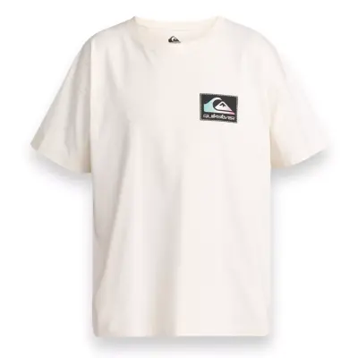 Quiksilver Eqyzt07605 Back Flash Ss Krem Erkek T-Shirt - 3