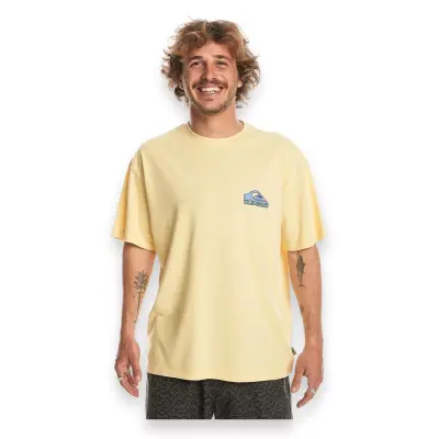 Quiksilver Eqyzt07654 Take Us Back Logo Ss Sarı Erkek T-Shirt - 1