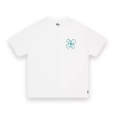Quiksilver Eqyzt08032 Hw Outside Inside Ss Beyaz Erkek T-Shirt - 4