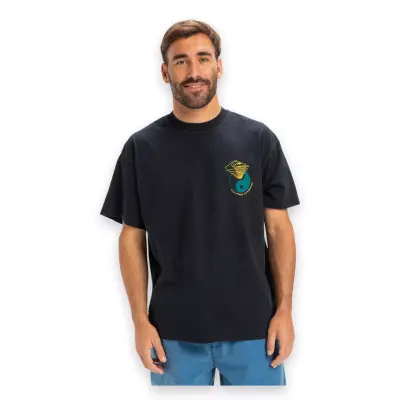 Quiksilver Eqyzt08033 Hw Hypnotic Wave Ss Siyah Erkek T-Shirt - 1