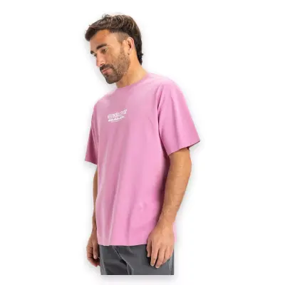 Quiksilver Eqyzt08034 Hw Tree Connection Ss Pembe Erkek T-Shirt - 2