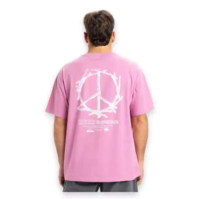 Quiksilver Eqyzt08034 Hw Tree Connection Ss Pembe Erkek T-Shirt - 3