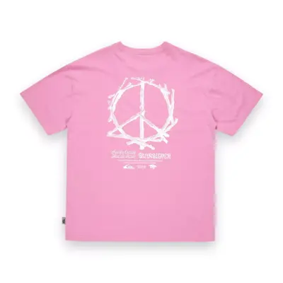Quiksilver Eqyzt08034 Hw Tree Connection Ss Pembe Erkek T-Shirt - 5