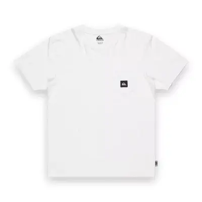 Quiksilver Eqyzt08035 Salt Water Pocket Ss Beyaz Erkek T-Shirt - 5