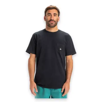 Quiksilver Eqyzt08035 Salt Water Pocket Ss Siyah Erkek T-Shirt 