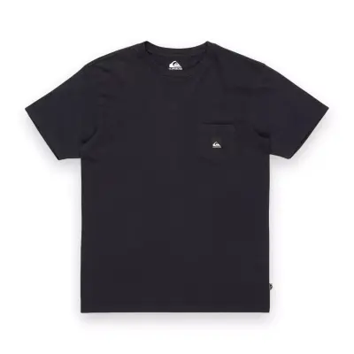 Quiksilver Eqyzt08035 Salt Water Pocket Ss Siyah Erkek T-Shirt - 5