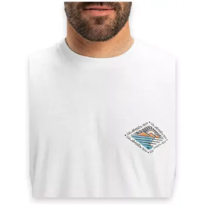 Quiksilver Eqyzt08038 Evo Future Islands Ss Beyaz Erkek T-Shirt - 4