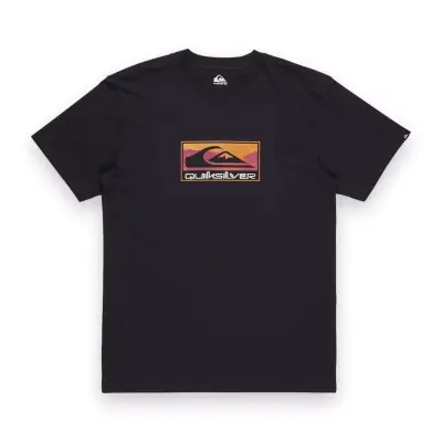 Quiksilver Eqyzt08045 Ev Gradient Box Ss Lacivert Erkek T-Shirt - 4
