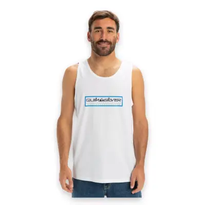 Quiksilver Eqyzt08047 Ev Sun Dagger Tank Atlet Beyaz Erkek Atlet - 1