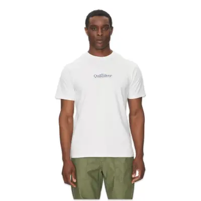 Quiksilver Eqyzt08062 Fineline Ss Beyaz Erkek T-Shirt 